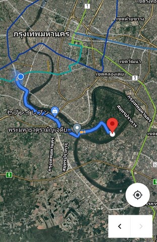 ขายที่ดินแปล่าติดริมแม่น้ำเจ้าพระยา คุ้งน้ำบางกระเจ้า ซอยเพชรหึงษ์ 20