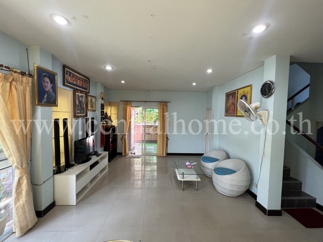 R1 บ้านแฝด ปภาวรินทร์ เดอะ เนเจอร์ สามพราน นครปฐม พร้อมเฟอร์ฯ ใกล้ ตลาดธันยา