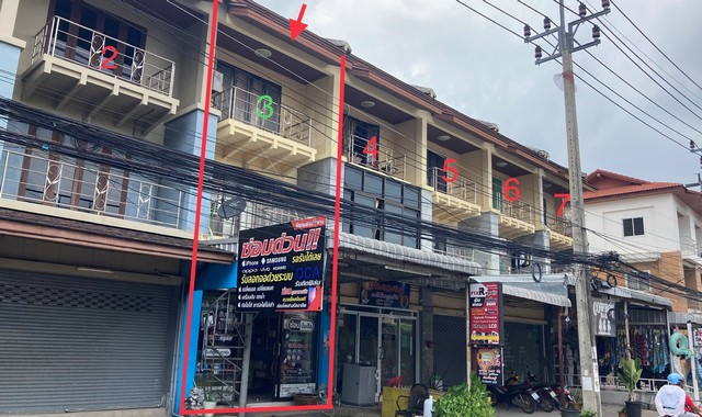 ขายอาคารพาณิชย์ใกล้ โลตัสเอ็กซ์เพรสตลาดดาว อ.เกาะสมุย จ.สุราษฎร์ธานี PKK04-06082