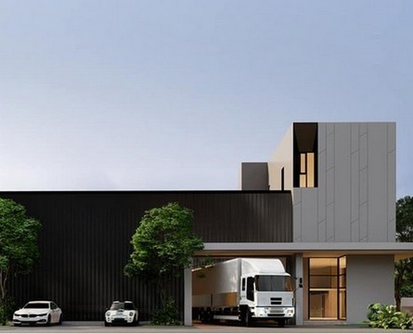 ให้เช่าโกดัง พื้นที่ 300 ตรม.  ออฟฟิศ 3 ชั้น 289 ตรม. มีลิฟท์ ที่จอดรถ 6 คัน ทาวน์ อิน ทาวน์ 