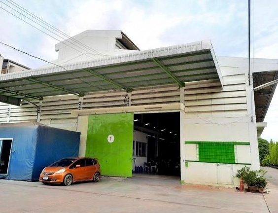 ให้เช่าโกดัง750 ตร.ม.ย่านลาดกระบัง มีออฟฟิศ ใกล้สนามบินสุวรรณภูมิ