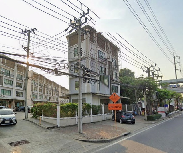 ให้เช่าอาคารพาณิชย์4ชั้น24ตรว โฮมออฟฟิศ  BRT สะพานพระรามเก้า  248ตรม. 4นอน 4น้ำ 2จอดรถ 4แอร์ ประชาอุทิศ ราษฎร์บูรณะ 