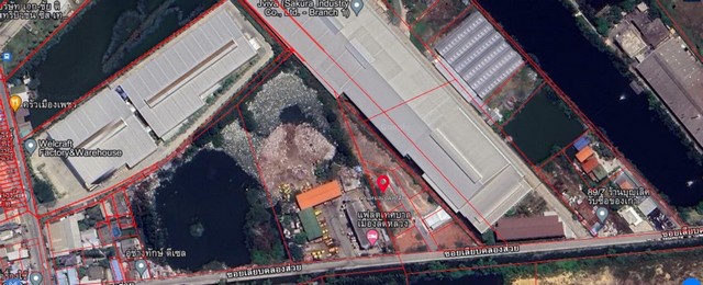 ขายด่วนที่ดินสวย 140.3  ตร.วา ซ.เลียบคลองส่วย พระสมุทรเจดีย์  จ.สมุทรปราการ   ZC034 