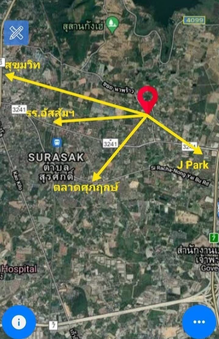ขายที่ดิน 100 ตร.วา ใกล้เจปาร์ค .จากถนนไร่กล้วย-นาพร้าวเพียง 1km.บรรยากาศส่วนตัว ใกล้ชุมชน ทำเลดี