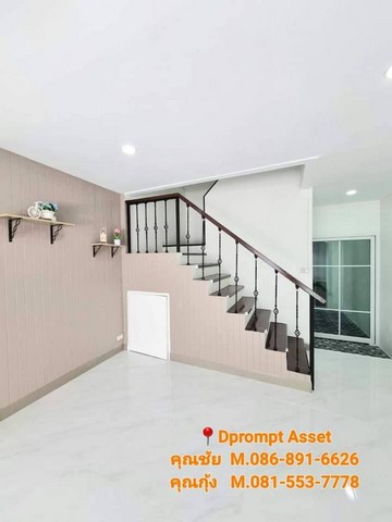 ทาวน์เฮ้าส์ 2 ชั้น ปรับปรุงใหม่พร้อมอยู่ หมู่บ้านบ้านพุทธชาด-แยกบางพลู