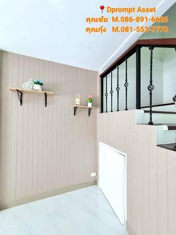 ทาวน์เฮ้าส์ 2 ชั้น ปรับปรุงใหม่พร้อมอยู่ หมู่บ้านบ้านพุทธชาด-แยกบางพลู