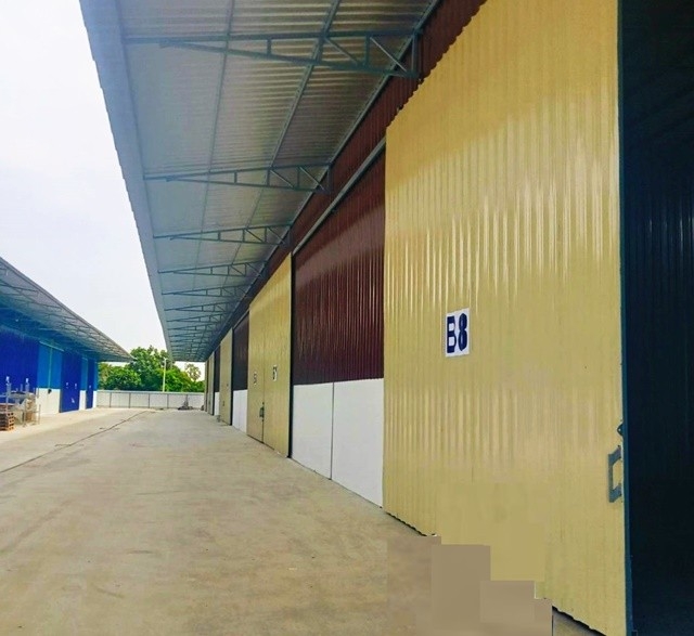 นนทบุรี โกดังสร้างใหม่ ไทวัสดุ ปากเกร็ด ชัยพฤกษ์ โฮมโปร  ไฟฟ้า3เฟส 200ตรม. 1ห้อง 1น้ำ จอดรถได้หลายคัน