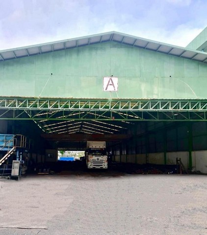 C4073 ให้เช่าโกดังมี 8 โกดัง แบ่งเช่า ขนาด 1120 ถึง 3246 ตรม มีใบ รง.4 ติดถนนปู่เจ้าสมิงพราย ย่านแพรกษา ใกล้ทางด่วน ใกล้พระราม3