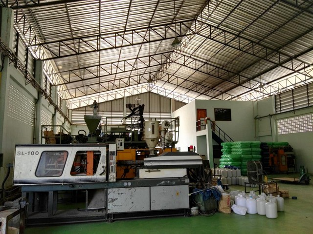 C3383 ขายโรงงานพลาสติก พร้อมใบรง. ถนนสุวินทวงศ์ ฉะเชิงเทรา