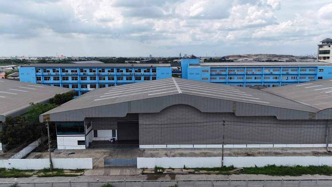 รหัสทรัพย์ R2908 ให้เช่า คลังสินค้า โกดัง มีพื้นที่ด้านข้างเหลืออีก 1ไร่ ย่าน แพรกษา สมุทรปราการ 