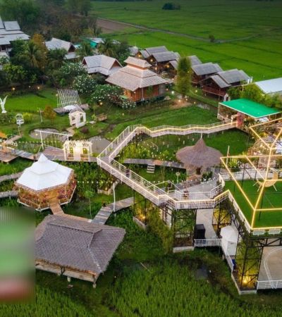 ขายกิจการ รีสอร์ท & ร้านอาหาร ขนาด 9 ไร่ วิวสวยของเทือกเขาและทุ่งนา 360 องศา 