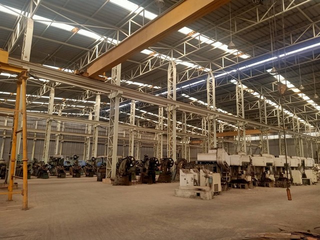 รหัสC5892 ให้เช่าโกดัง โรงงาน ขนาดใหญ่ พื้นที่สีม่วง พื้นที่ 8,640 ตารางเมตร ถนนพระราม2 ตำบลนาดี สมุทรสาคร