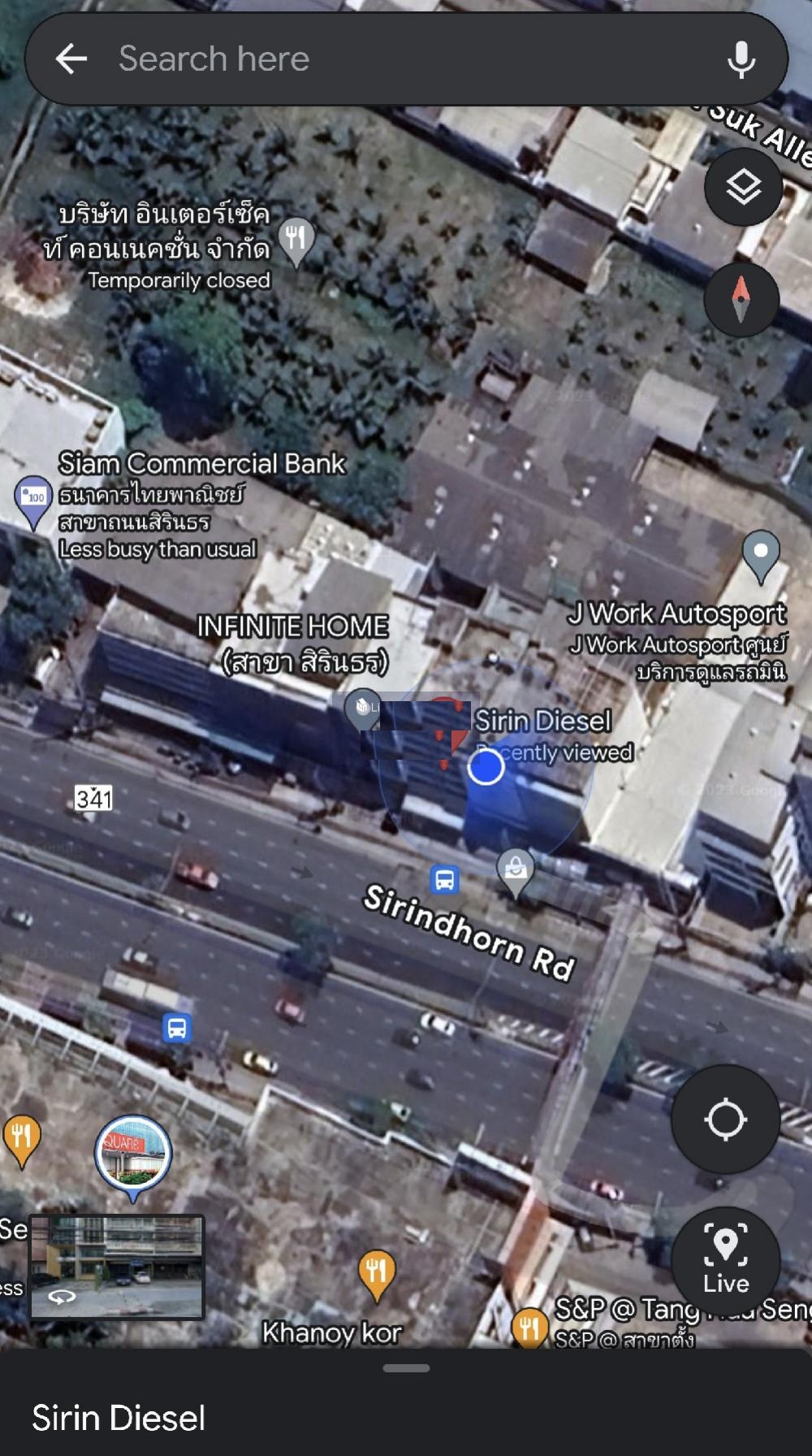 ให้เช่าอาคารพาณิชย์ 4 ชั้น 2 คูหา เนื้อที่ 67 ตารางวา  หน้าตึกจอดรถได้ 3คัน ใกล้สถานี MRT สิรินธร สายสีน้ำเงิน