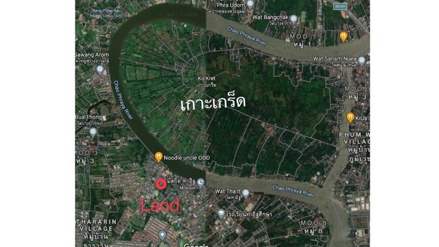 TD535   ขายที่ดินแปลงงาม :        ปากเกร็ด นนทบุรี 