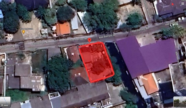 ขายที่ดิน 72.7 ตรว แปลงมุม พร้อมบ้านเดี่ยว 2 ชั้น และ 6 ห้องเช่า ย่านสุทธิสาร ซอยอินทามระ 41 ใกล้ MRT สุทธิสาร 