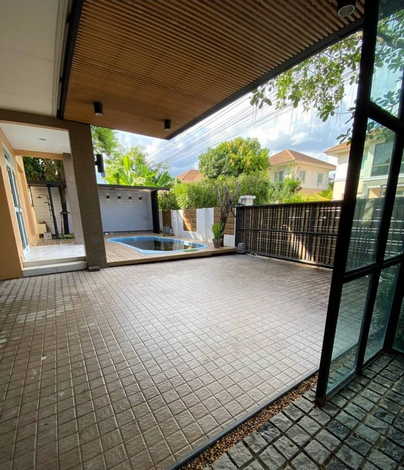 ขายบ้านเดี่ยว สไตล์โมเดิร์น หมู่บ้านK.C. Natural City พร้อมอยู่ เขตสะพานสูงกรุงเทพมหานคร