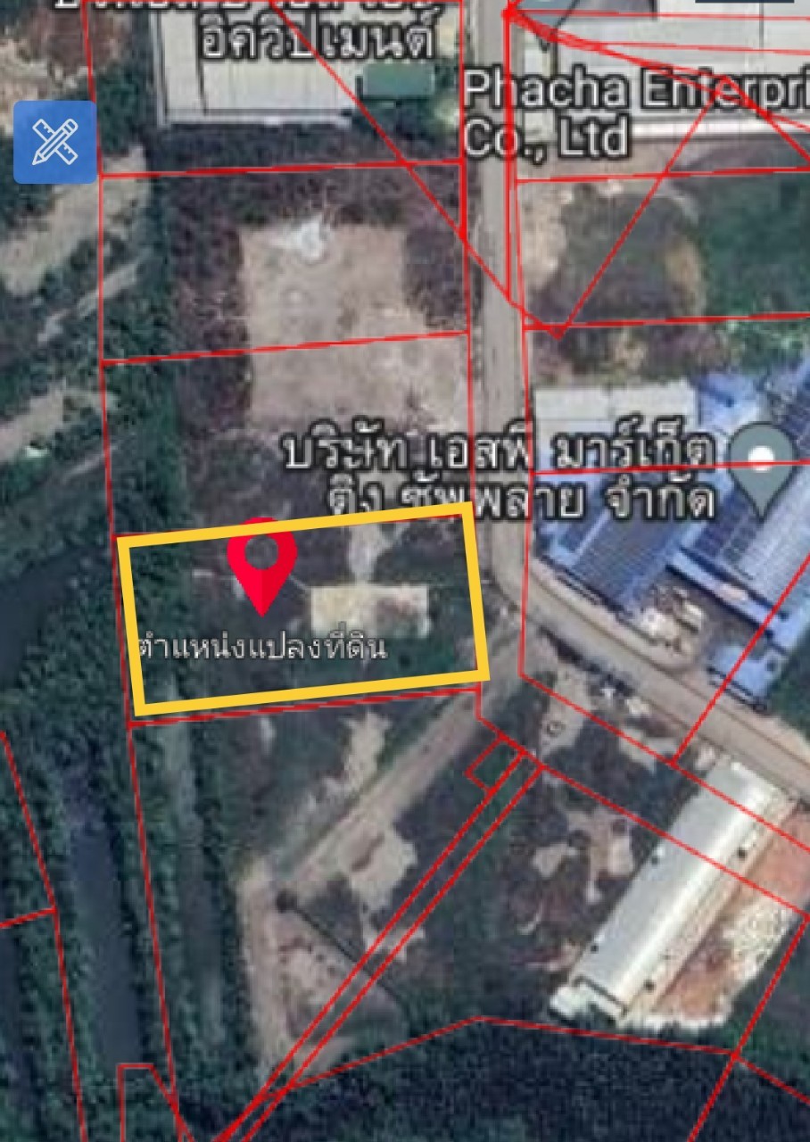 ขายที่ดินเปล่า มหาชัย สมุทรสาคร เหมาะสร้างโกดังสินค้า สร้างโรงงาน ที่ดินเปล่า มหาชัย แฟคตอรี่ทาวน์ ติดถนนพระราม 2 ขาออก