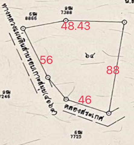 ขายที่ดิน เกาะสมุย 3 ไร่ 38 ตารางวา ใกล้ตลาด ติดถนนหลัก ใกล้สิ่งอำนวยความสะดวก 