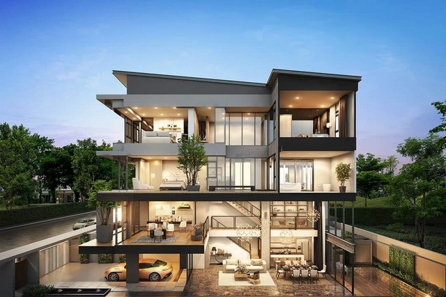 ขายโฮมออฟฟิศหรู 3.5 ชั้น 385 ตรม. โครงการ Glam ใจกลางลาดพร้าว-โชคชัย 4 สตรีวิทยา 2 เดินทางสะดวก 