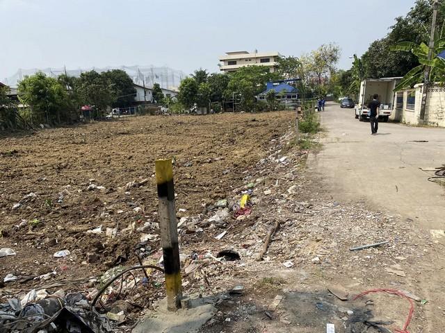 ให้เช่าที่ดิน 440ตร.ว. ย่านรามอินทรา กม.6 รามอินทรา42 นวลจันทร์ แปลงใหญ่หัวมุม ติดถนนซอย ใกล้MRTรามอินทรากม.6