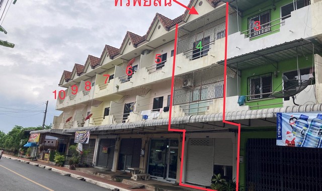 ขายอาคารพาณิชย์ใกล้ โรงพยาบาลทักษิณ อำเภอเมืองสุราษฎร์ธานี จังหวัดสุราษฎร์ธานี PKK04-05864