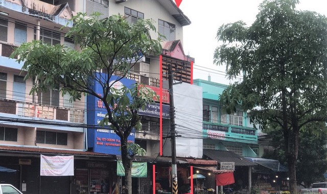 บ้านอาคารพาณิชย์ใกล้ ตลาด(ศาลแขวง)  อำเภอเมืองสุราษฎร์ธานี จังหวัดสุราษฎร์ธานี PKK04-05713