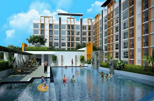 ขายหรือเช่าคอนโด สราญวิลล์ แฮปปี้แลนด์ 1 (เดอะมอลล์บางกะปิ) 