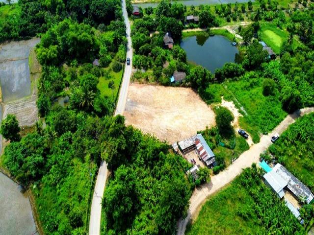 ขายที่ดินแบ่งเริ่ม 53ว.399,000บ. ฟรีโอน สาธารณูปโภคครบ ใกล้จังเกิ้ล คาเฟ่ บ้านถวาย ต.ขุนคง อ.หางดง เชียงใหม่