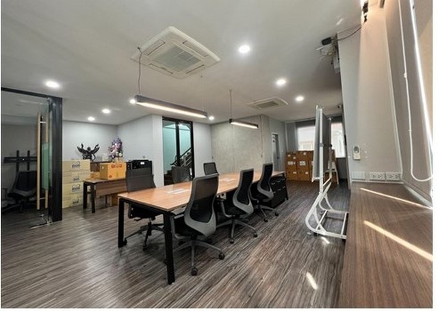 ให้เช่าฮมออฟฟิศ 4 ชั้นพื้นที่ใช้สอย 400 ตรม. พร้อมเฟอร์นิเจอร์ครบครัน จอดรถได้ถึง 6 คัน ย่านนวลจันทร์ เลียบด่วน