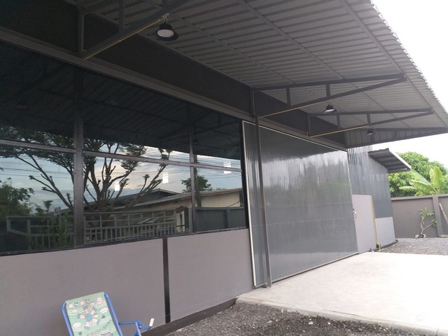 ให้เช่าโกดังพร้อมออฟฟิศ สร้างใหม่ 440 ตรม เนื้อที่ 200 ตรว. ถนนหทัยราษฎร์ 38 ทำเลดี เข้าซอยไม่ลึก 