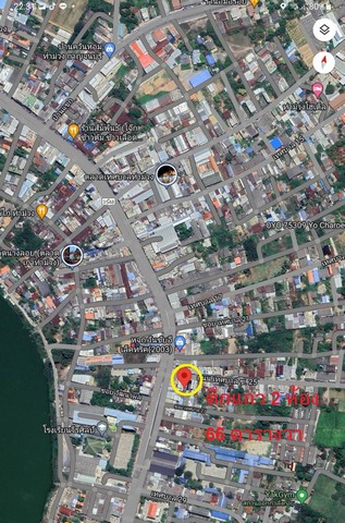 ตึกแถวสองชั้น 2 ห้องติดกัน ย่านตลาดท่าม่วง อำเภอท่าม่วง จังหวัดกาญจนบุรี