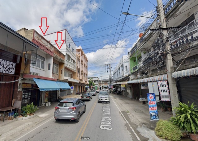 ตึกแถวสองชั้น 2 ห้องติดกัน ย่านตลาดท่าม่วง อำเภอท่าม่วง จังหวัดกาญจนบุรี