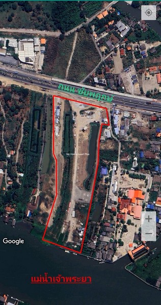 MH0012 ขายที่ ติดถนนชัยพฤกษ์ ขนาด 37 ไร่ คลองพระอุดม อำเภอปากเกร็ด นนทบุรี