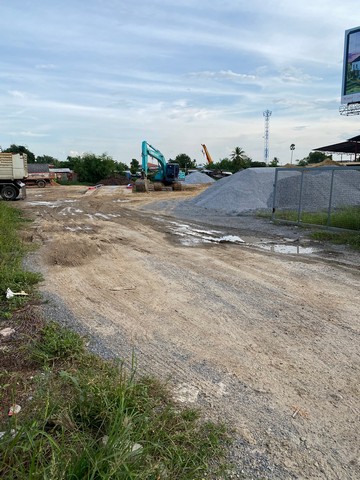 ขายที่ดินสวยติดถนนราชพฤกษ์ และถนนเกษตรพัฒนา เนื้อที่รวม 4-3-65 ไร่  ปากเกร็ด   ZY172