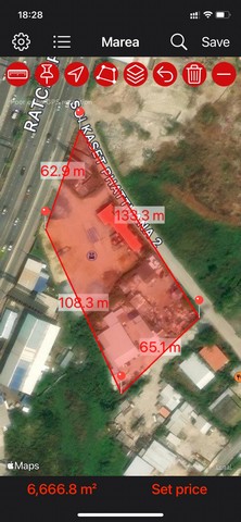 ขายที่ดินสวยติดถนนราชพฤกษ์ และถนนเกษตรพัฒนา เนื้อที่รวม 4-3-65 ไร่  ปากเกร็ด   ZY172