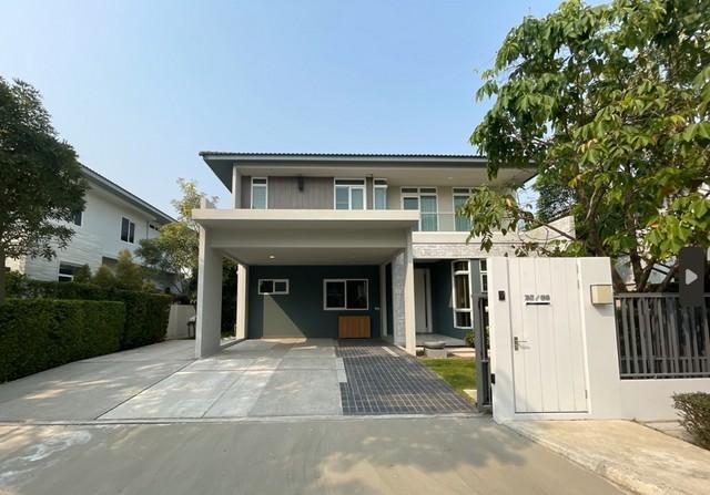 C4134 ให้เช่าบ้านเดี่ยว 2 ชั้น โครงการมันฑณาบางนา-วงแหวน รามคำแหง 2 มี 4 ห้องนอน ใกล้เมกะบางนา