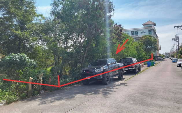 ขายด่วน ที่ดิน 100 ตร.วา หมู่บ้านเหนือฟ้าโฟร์-บางบัวทอง ราคา 1.3 ล้านบาท 