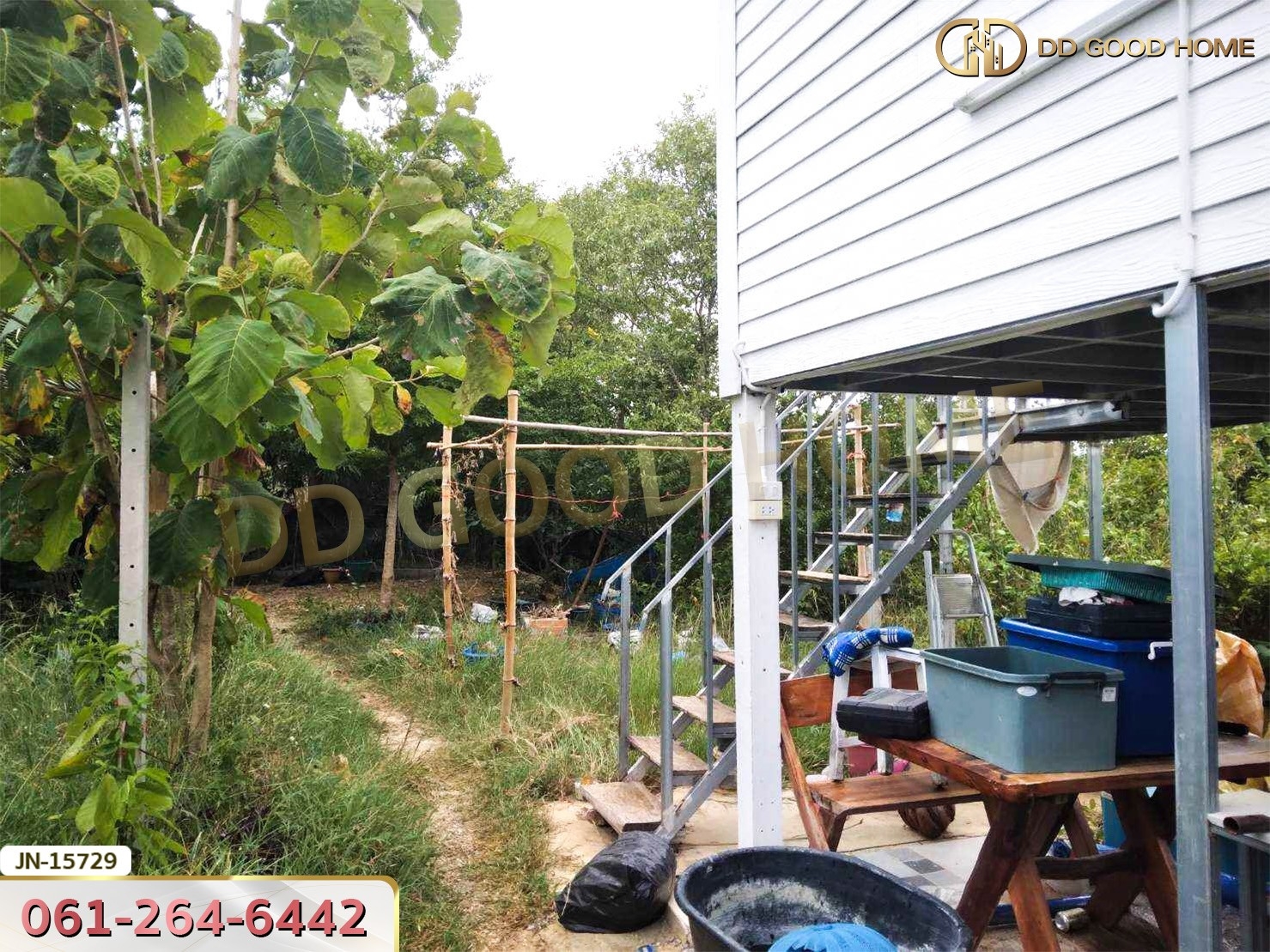 ที่ดิน อ.ด่านมะขามเตี้ย 113 ตร.ว.​ พร้อมสิ่งปลูกสร้าง ถ.ยางเกาะ-ลำทราย กาญจนบุรี