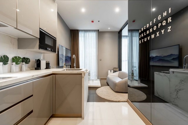MM246 [For Rent] ดิ เอส แอท สิงห์ คอมเพล็กซ์ (The Esse at Singha Complex) ห้องพร้อมอยู่ ตกแต่งสวย เฟอร์ครบ #ใกล้MRTเพชรบุรี