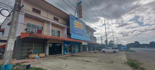 ขาย อาคารพาณิชย์ 2 ชั้น  ติดถนนใหญ่ ฝั่งขาขึ้นไปพัทลุง  โคกยา อ.เขาชัยสน จ.พัทลุง   ZST179