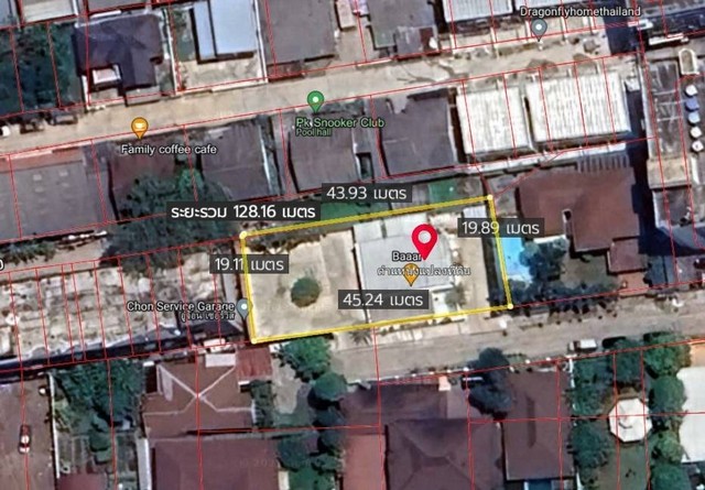 WW931H ขาย ที่ดินเปล่า ซอยนาคนิวาศ 37 (แถมคาเฟ่ สามารถดำเนินการต่อได้)