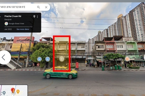 ให้เช่า อาคารพาณิชย์ 3 ชั้น ถนนประชาชื่น เหมาะทำหน้าร้าน ธุรกิจ สำนักงาน อาศัย 