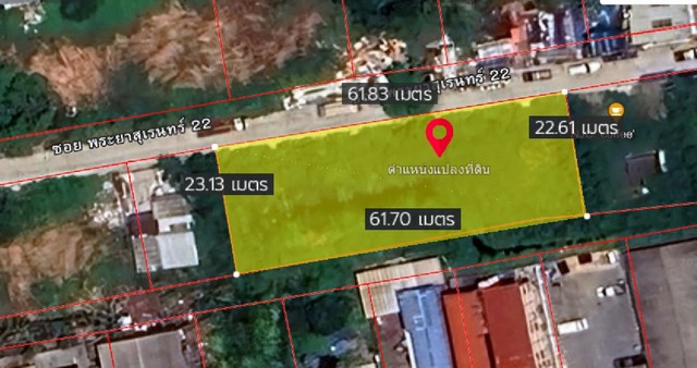 ให้เช่าที่ดิน 347 ตรว. รามอินทรา 109 พระยาสุเรนทร์ 22 ใกล้ แฟชั่นไอส์แลนด์ ***เช่าระยะยาวได้ 