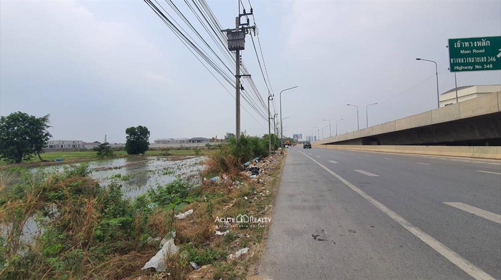 ขายที่ดินเปล่า ติดถนนราชพฤกษ์ เนื้อที่รวม 23-2-89.7 ไร่
