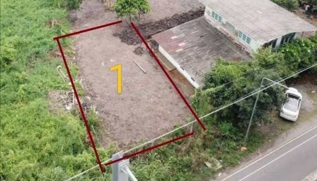 ขายที่ดินติดถนนเลียบทางรถไฟบางกรวย ต.บางกรวย​ อ.บางกรวย​ จ.นนทบุรี