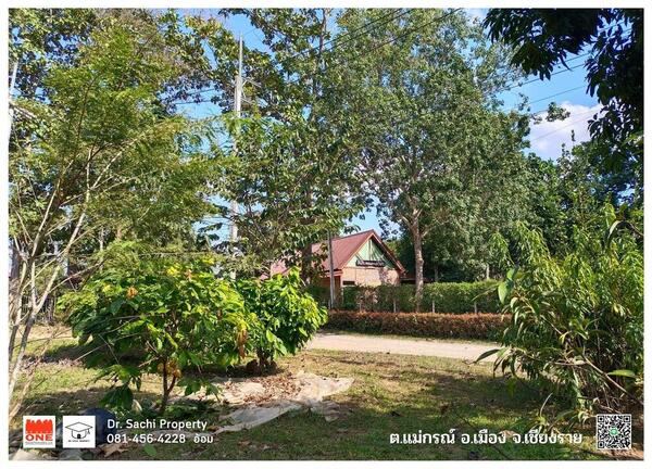 ขายที่ดินบรรยากาศดี ใกล้ ไร่บุญรอด สิงห์ปาร์ค 1-1-88.7 ไร่ พร้อมสวนผลไม้ ต.แม่กรณ์ อ.เมือง จ.เชียงราย 
