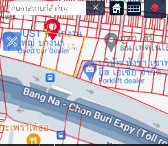 ขายที่ดิน 1-0-31.5ไร่ ติดถนนบางนา-ตราด กม6.5  ใกล้เมกาบางนา ตรงข้ามบางนาทาวเวอร์