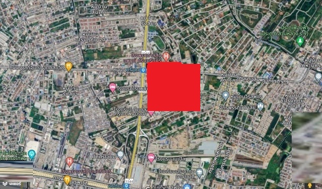 ใกล้รถไฟฟ้าสายสีเหลือง MRT ศรีอุดม โฮมออฟฟิศ 3 ชั้น พร้อมโกดัง Style Modern 168ตรว. 1,100ตรม. 5นอน 8น้ำ 3จอดรถ 3แอร์