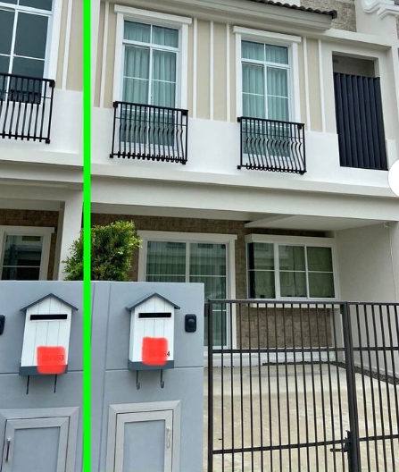ให้เช่า ทาวน์โฮม2 ชั้น อินดี้ 2 บางนา รามคำแหง2 มี 3 นอน 3 น้ำ