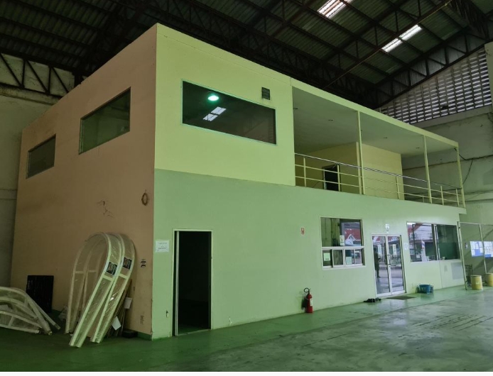 ให้เช่า โกดัง โรงงาน พื้นที่ 2,500 ตรม  บางเสาธง สมุทรปราการ มีสำนักงาน พร้อมใช้